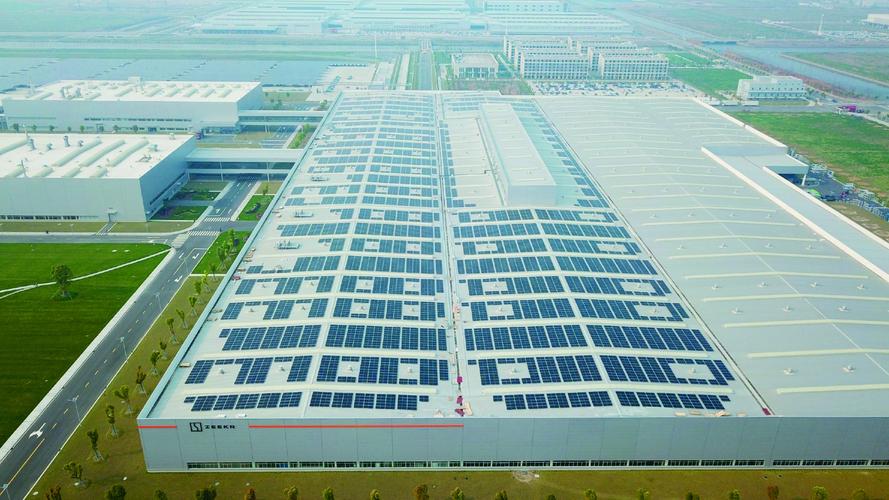 极氪工厂屋顶光伏装机容量达到29.46兆瓦.图/吉利官网